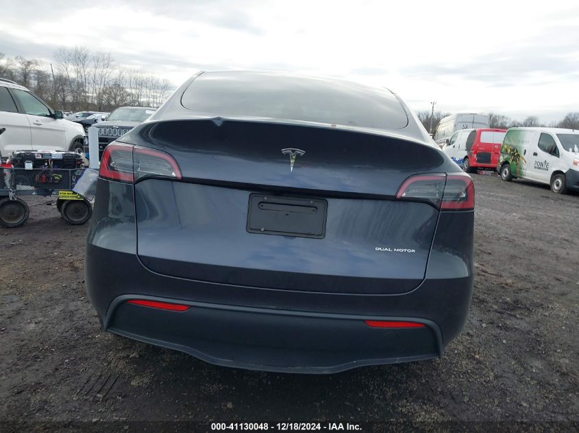 2024 Tesla Model Y Long Range Dual Motor All-Wheel Drive VIN: 7SAYGDEE4RA235364 Lot: 41130048