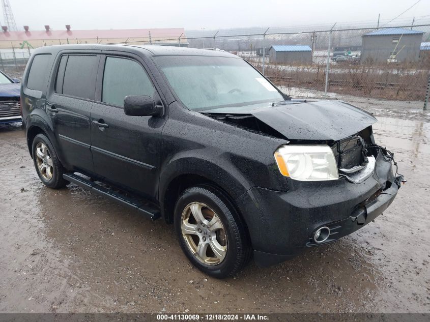 VIN 5FNYF4H71EB021748 2014 Honda Pilot, Ex-L no.1