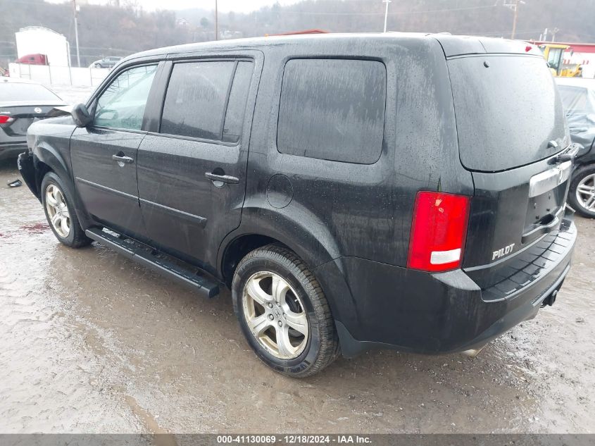 VIN 5FNYF4H71EB021748 2014 Honda Pilot, Ex-L no.3