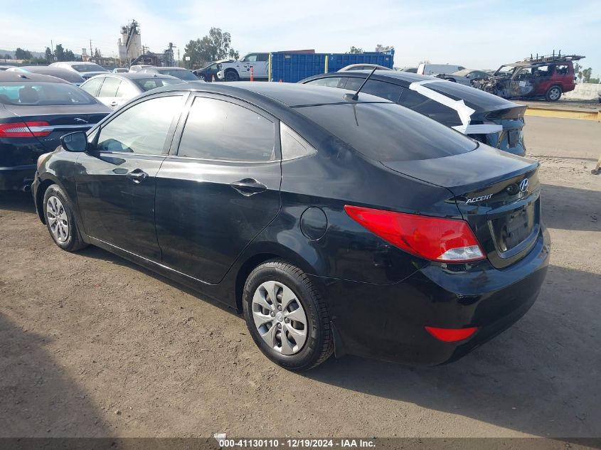 VIN KMHCT4AE7GU162065 2016 Hyundai Accent, SE no.3