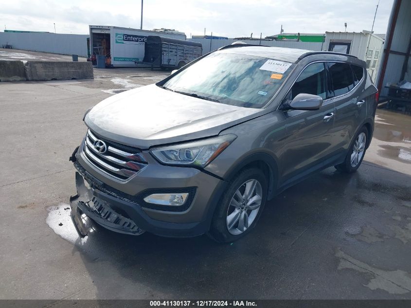 VIN 5XYZU3LA0EG195102 2014 HYUNDAI SANTA FE SPORT no.2