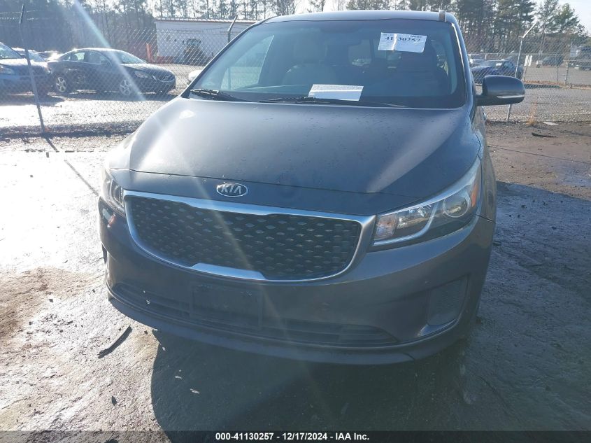 2016 Kia Sedona Lx VIN: KNDMB5C17G6132497 Lot: 41130257