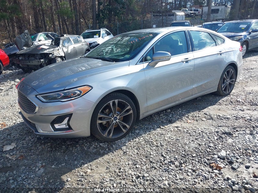 Vin: 3fa6p0d92lr152144, lot: 41620438, ford fusion titanium 20202