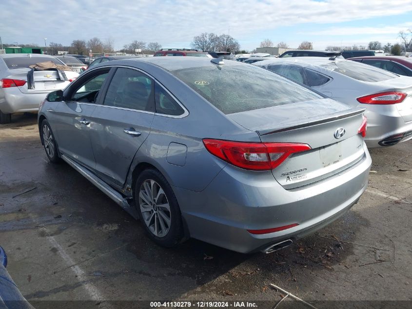 VIN 5NPE34AF6FH114328 2015 Hyundai Sonata, Sport no.14