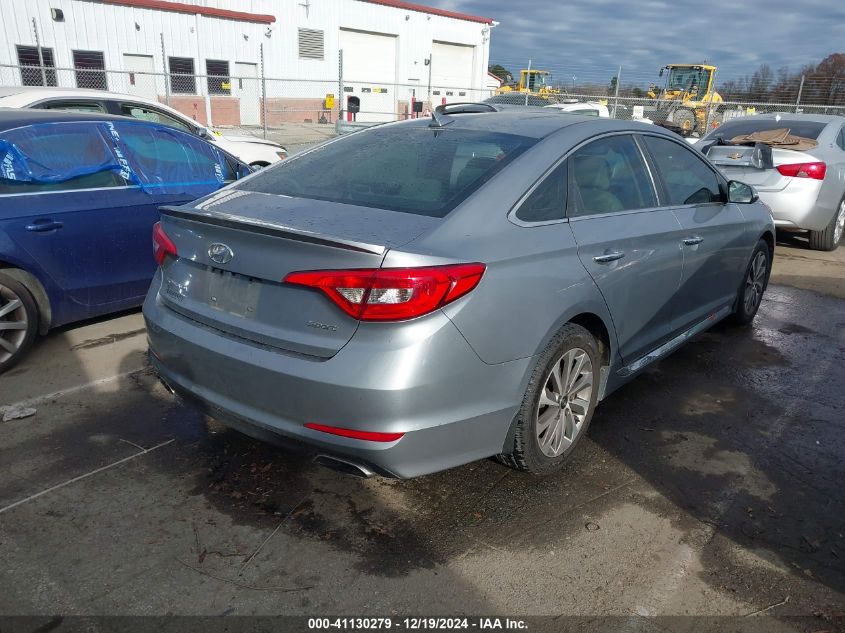 VIN 5NPE34AF6FH114328 2015 Hyundai Sonata, Sport no.4