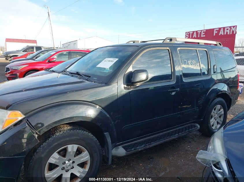 2005 Nissan Pathfinder Le VIN: 5N1AR18W85C727946 Lot: 41130301