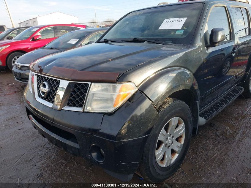 2005 Nissan Pathfinder Le VIN: 5N1AR18W85C727946 Lot: 41130301