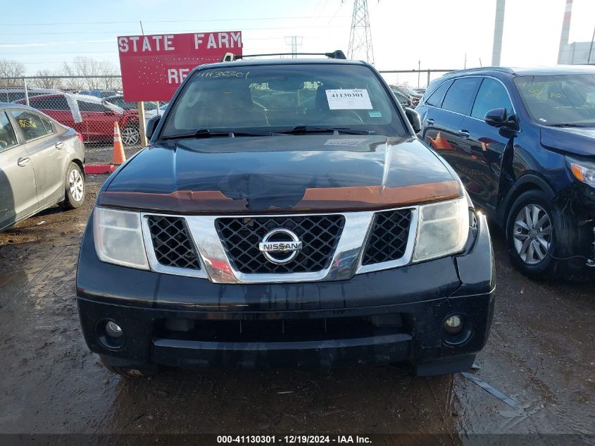 2005 Nissan Pathfinder Le VIN: 5N1AR18W85C727946 Lot: 41130301