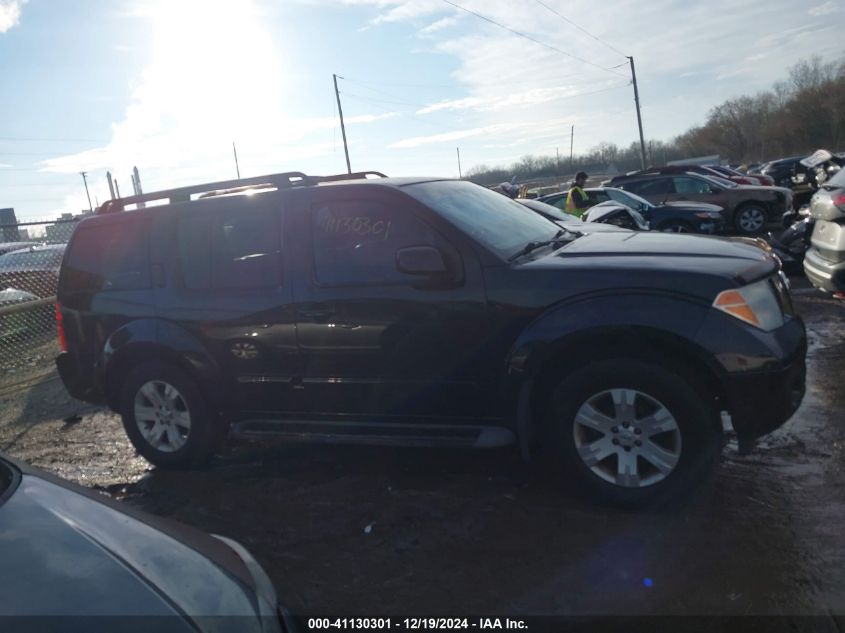 2005 Nissan Pathfinder Le VIN: 5N1AR18W85C727946 Lot: 41130301