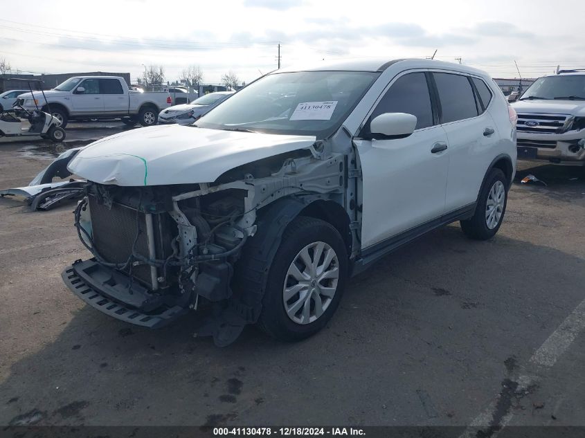 VIN KNMAT2MV1GP686693 2016 NISSAN ROGUE no.2