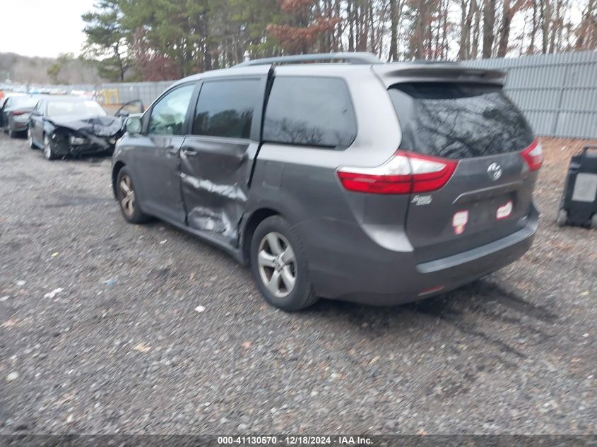 VIN 5TDKK3DC7GS722761 2016 Toyota Sienna, Le 8 Pass... no.3