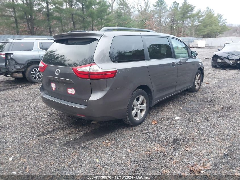 VIN 5TDKK3DC7GS722761 2016 Toyota Sienna, Le 8 Pass... no.4