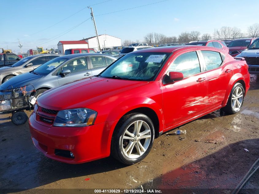 VIN 1C3CDZCB6EN226819 2014 Dodge Avenger, Sxt no.2