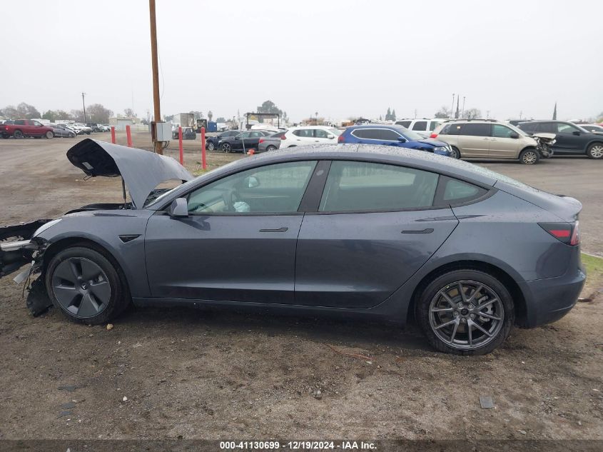 2022 Tesla Model 3 Long Range Dual Motor All-Wheel Drive VIN: 5YJ3E1EB3NF162955 Lot: 41130699