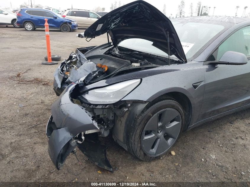 2022 Tesla Model 3 Long Range Dual Motor All-Wheel Drive VIN: 5YJ3E1EB3NF162955 Lot: 41130699