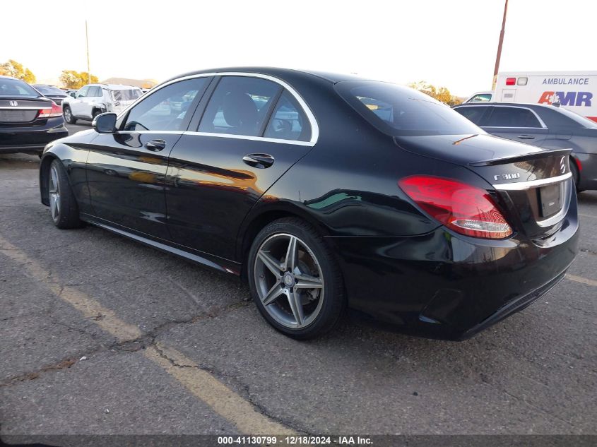 VIN 55SWF4JB9FU078074 2015 Mercedes-Benz C 300, Lux... no.3