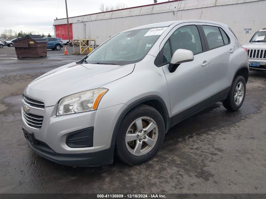 2015 Chevrolet Trax VIN: 3GNC1PSBXFL256473 Lot: 41130809