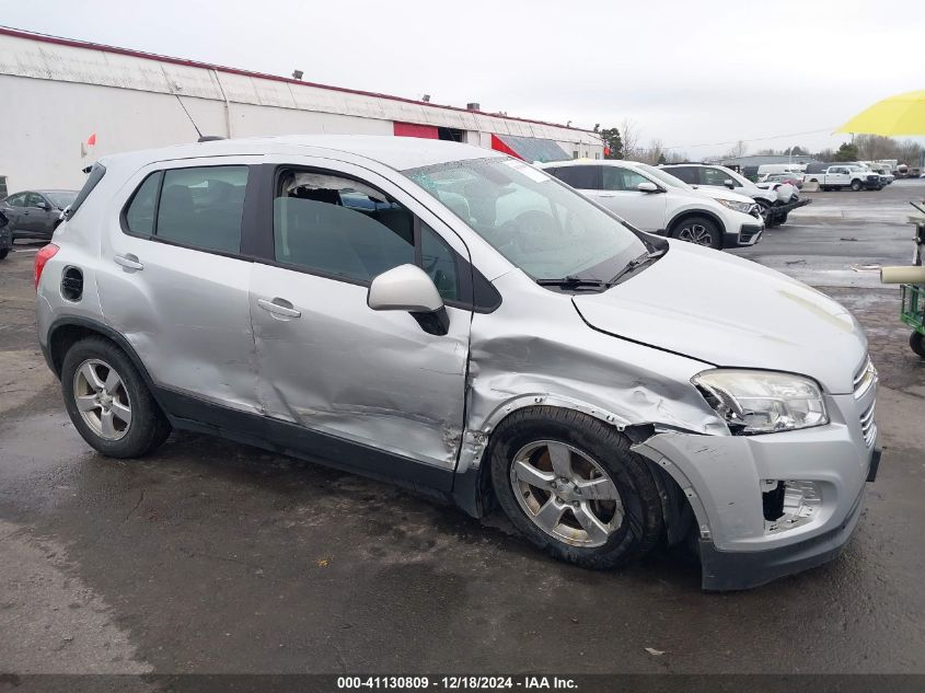 2015 Chevrolet Trax VIN: 3GNC1PSBXFL256473 Lot: 41130809