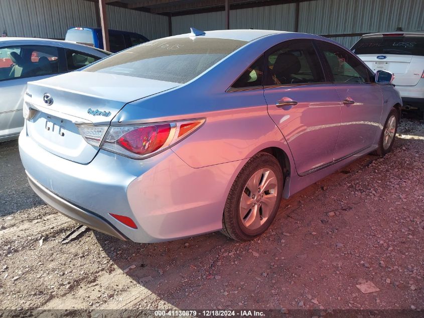 VIN KMHEC4A41DA086114 2013 HYUNDAI SONATA HYBRID no.4