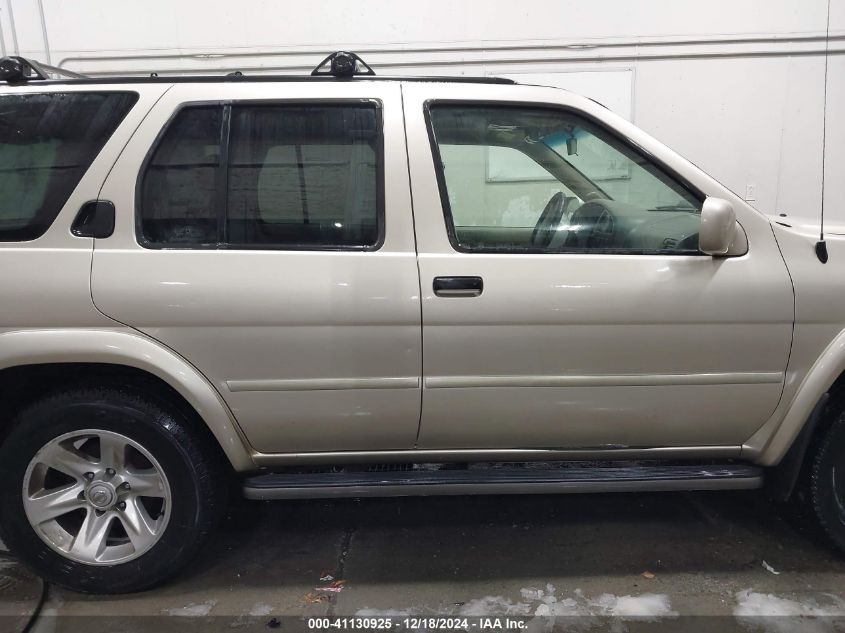 2002 Nissan Pathfinder Le VIN: JN8DR09Y72W714387 Lot: 41130925