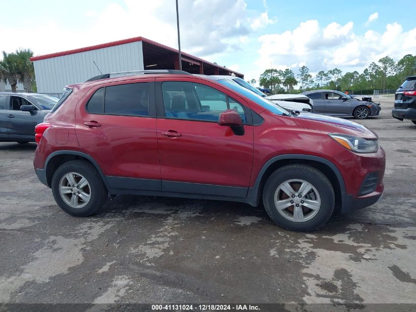 2021 Chevrolet Trax Awd Lt VIN: KL7CJPSBXMB342435 Lot: 41131024