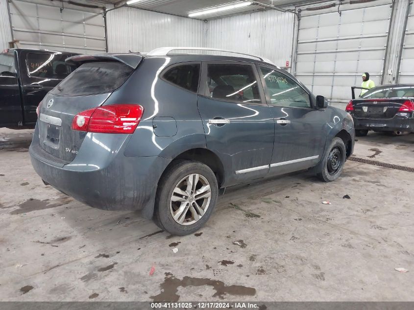 VIN JN8AS5MV0DW659480 2013 NISSAN ROGUE no.4