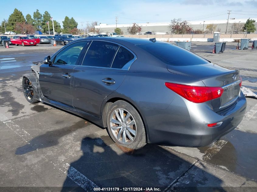 VIN JN1BV7AP8EM683017 2014 Infiniti Q50, Premium no.3