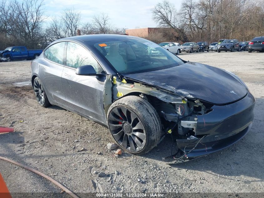 2023 TESLA MODEL 3 PERFORMANCE DUAL MOTOR ALL-WHEEL DRIVE - 5YJ3E1EC8PF623000