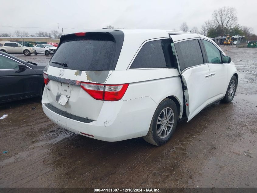 VIN 5FNRL5H69DB090261 2013 Honda Odyssey, Ex-L no.4