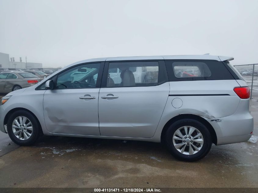 2016 Kia Sedona L VIN: KNDMA5C16G6186117 Lot: 41131471