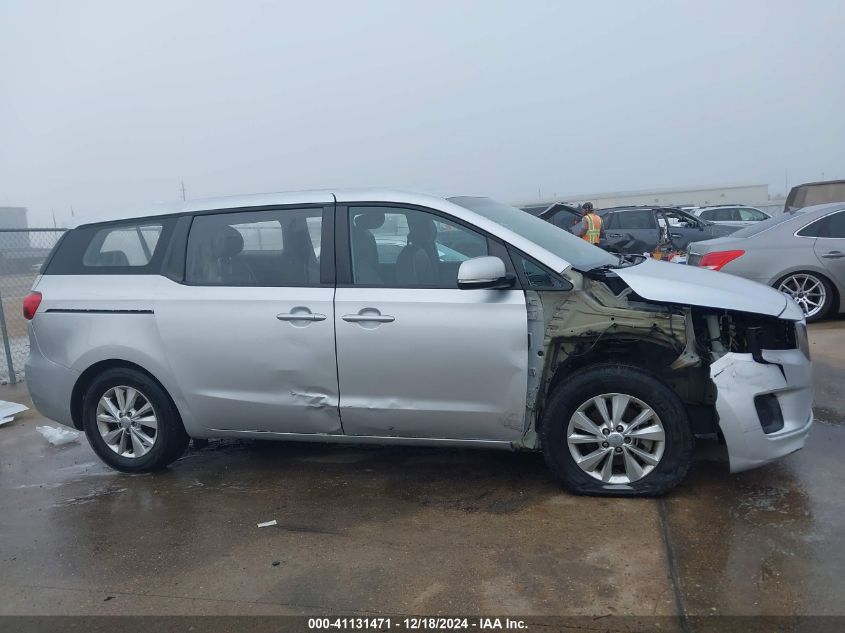 2016 Kia Sedona L VIN: KNDMA5C16G6186117 Lot: 41131471