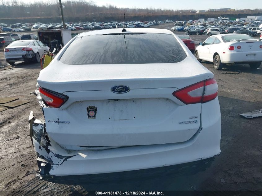 VIN 3FA6P0LU1ER259680 2014 FORD FUSION HYBRID no.16