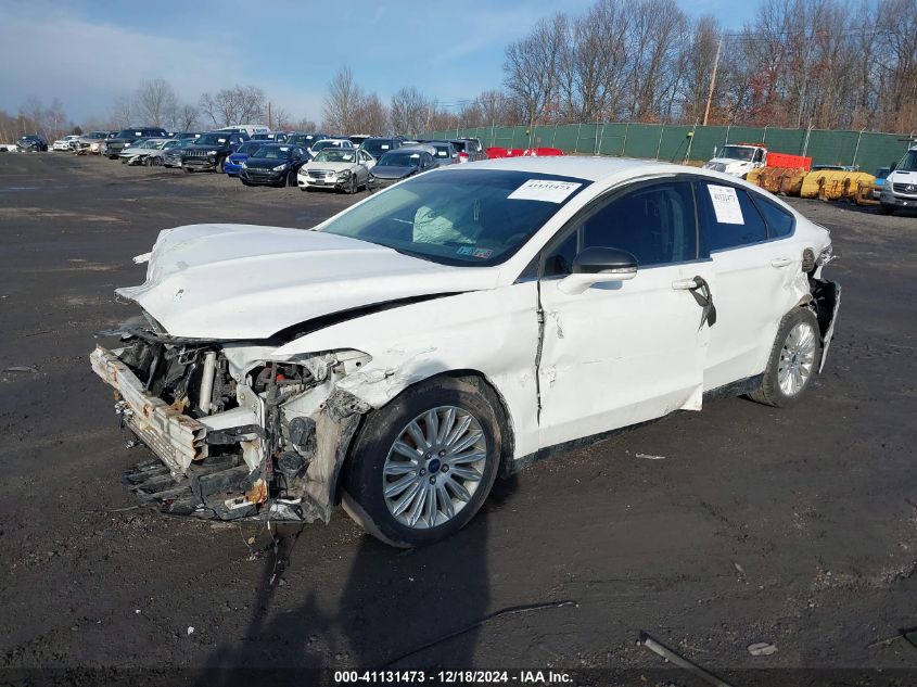 VIN 3FA6P0LU1ER259680 2014 FORD FUSION HYBRID no.2