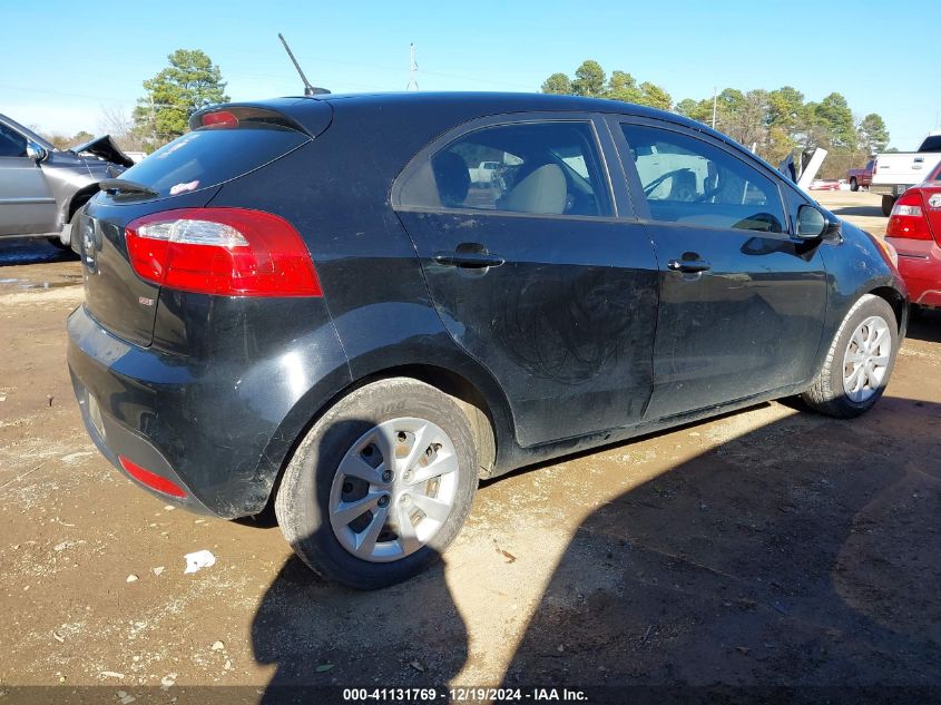 VIN KNADM5A37D6231098 2013 KIA Rio, LX no.4