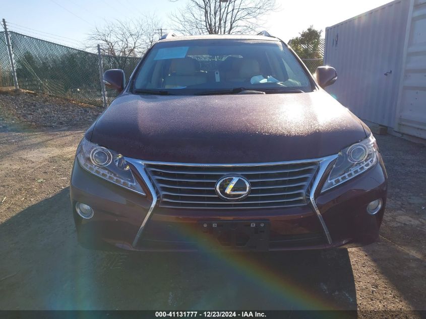 VIN 2T2BK1BA8DC216393 2013 Lexus RX, 350 no.12