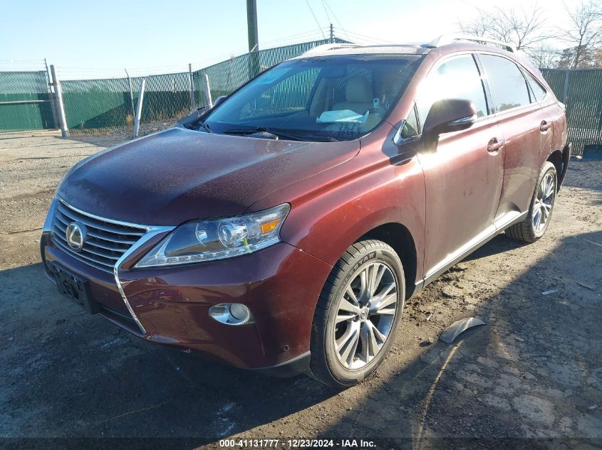 VIN 2T2BK1BA8DC216393 2013 Lexus RX, 350 no.2