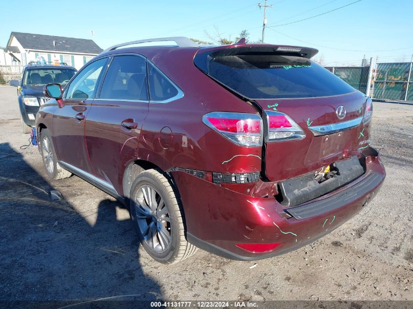 VIN 2T2BK1BA8DC216393 2013 Lexus RX, 350 no.3