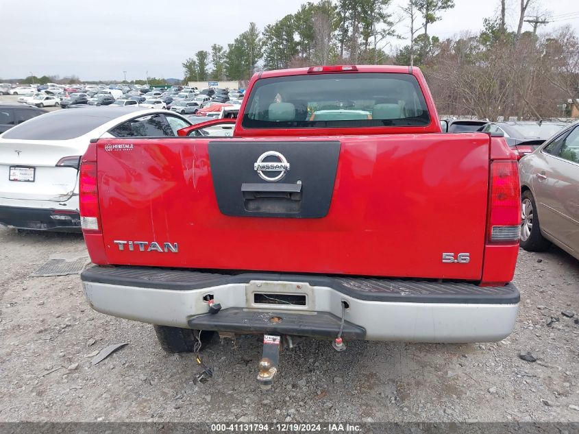 2007 Nissan Titan Xe VIN: 1N6BA06A37N210382 Lot: 41131794