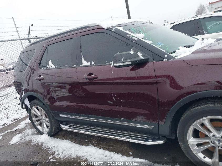 2019 Ford Explorer Xlt VIN: 1FM5K8D86KGA50647 Lot: 41132077