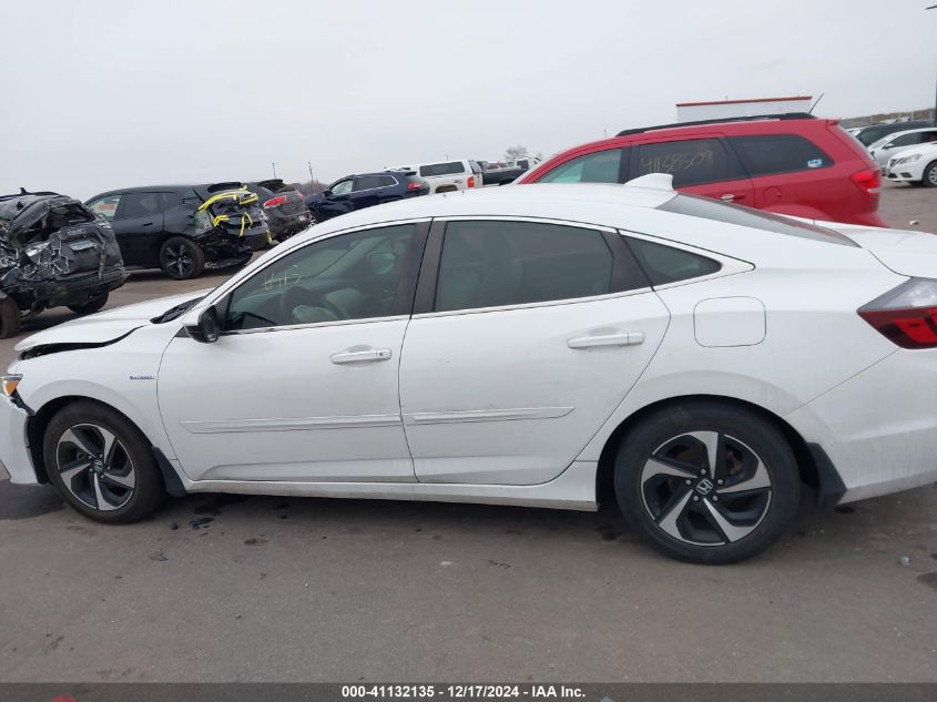 2022 Honda Insight Ex VIN: 19XZE4F57NE001096 Lot: 41132135