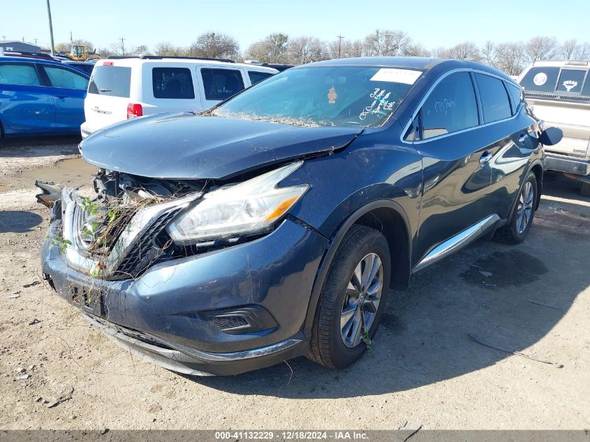 VIN 5N1AZ2MG3GN149542 2016 Nissan Murano, S no.2