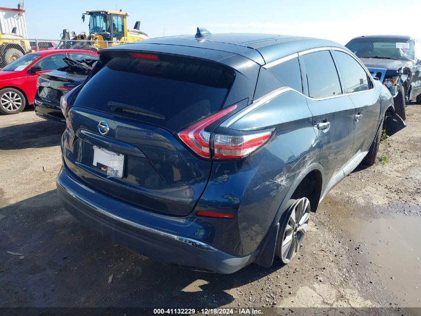 VIN 5N1AZ2MG3GN149542 2016 Nissan Murano, S no.4