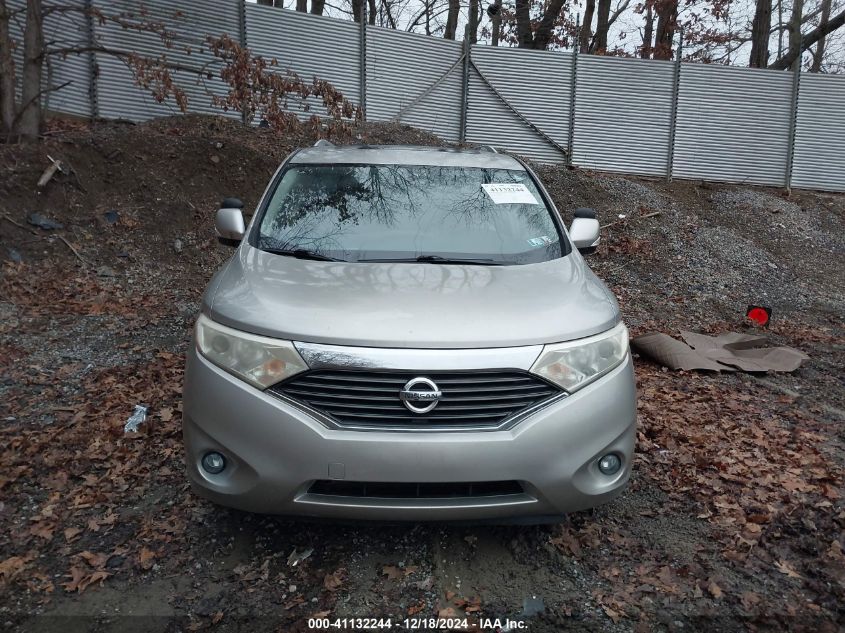 2012 Nissan Quest Sl VIN: JN8AE2KP6C9046822 Lot: 41132244