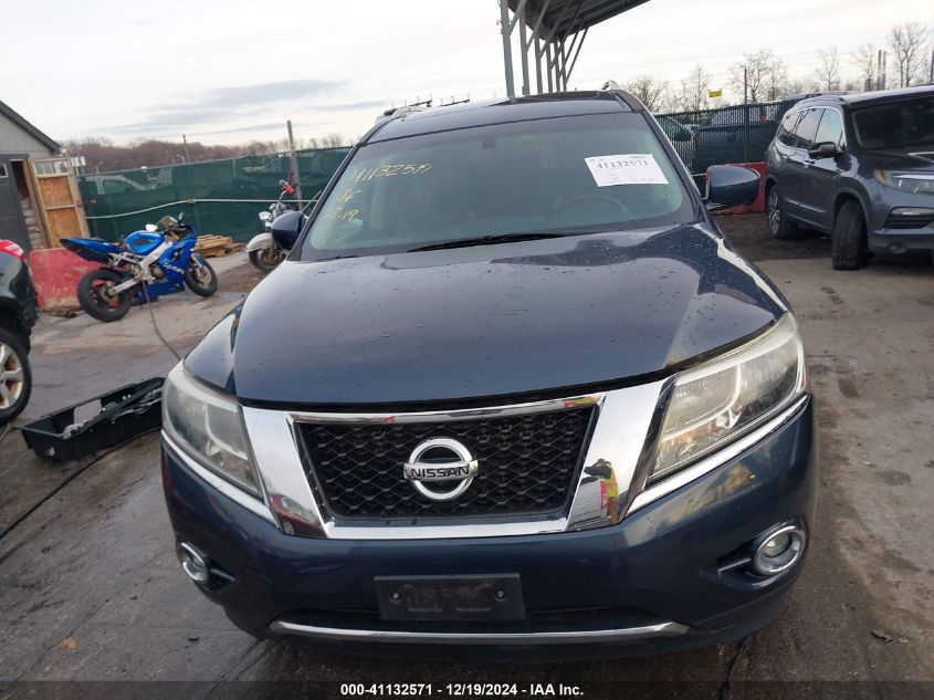 2015 Nissan Pathfinder Sl VIN: 5N1AR2MM0FC636584 Lot: 41132571