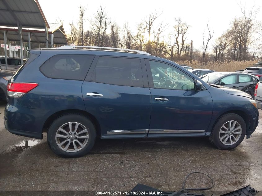 2015 Nissan Pathfinder Sl VIN: 5N1AR2MM0FC636584 Lot: 41132571