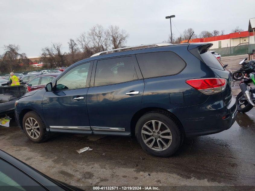 2015 Nissan Pathfinder Sl VIN: 5N1AR2MM0FC636584 Lot: 41132571