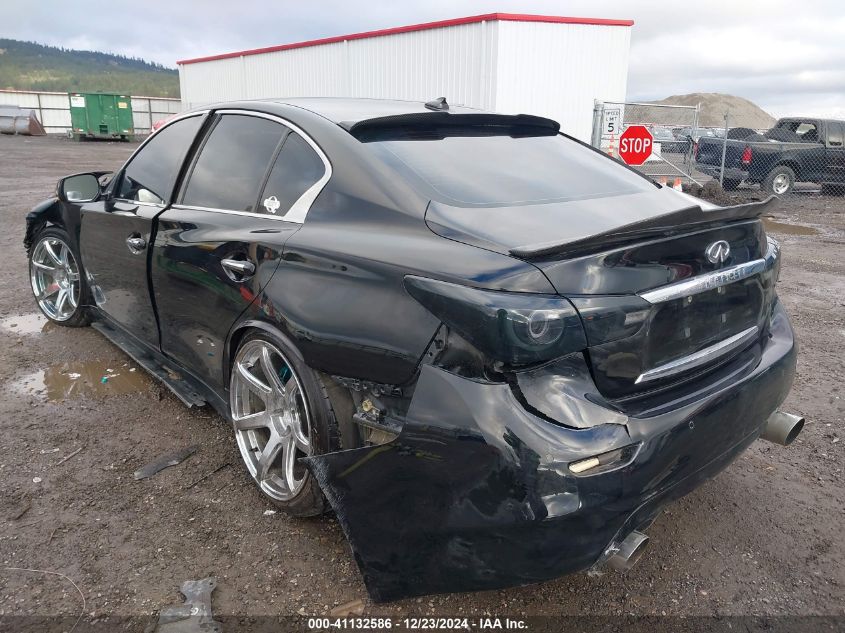 VIN JN1BV7AR8EM697968 2014 Infiniti Q50, Sport no.3