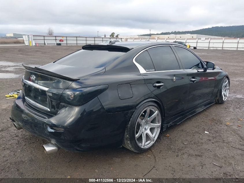 VIN JN1BV7AR8EM697968 2014 Infiniti Q50, Sport no.4