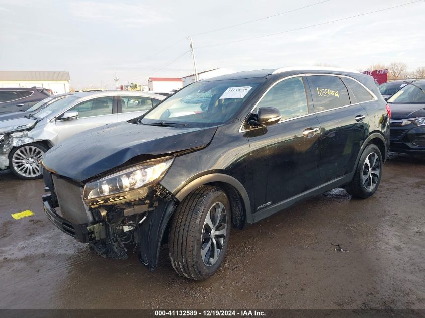 VIN 5XYPHDA54GG124012 2016 KIA Sorento, 3.3L Ex no.2