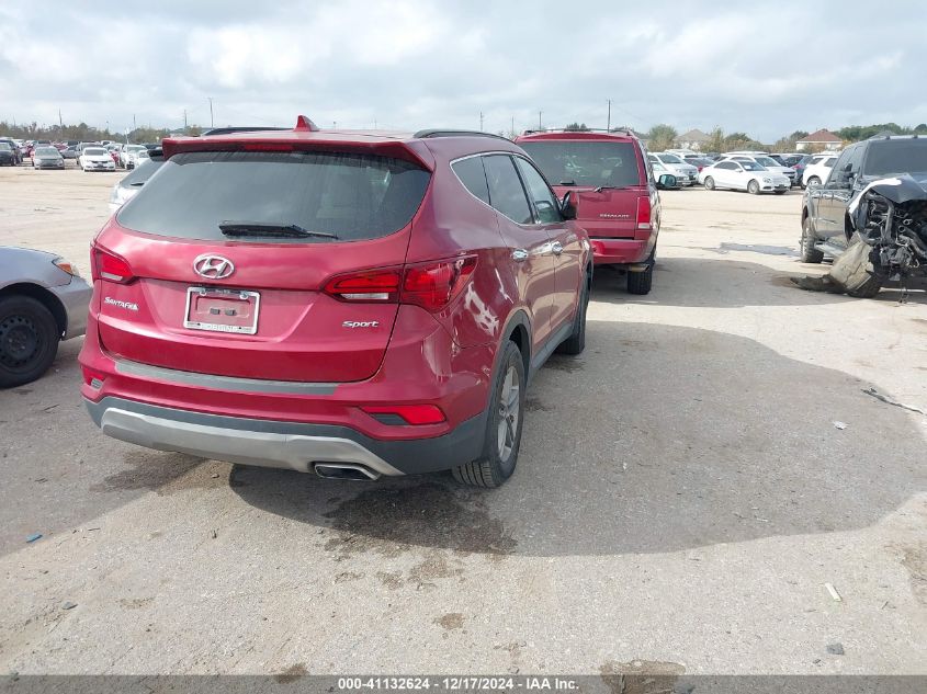 VIN 5XYZU3LB6HG464491 2017 Hyundai Santa Fe, Sport... no.4